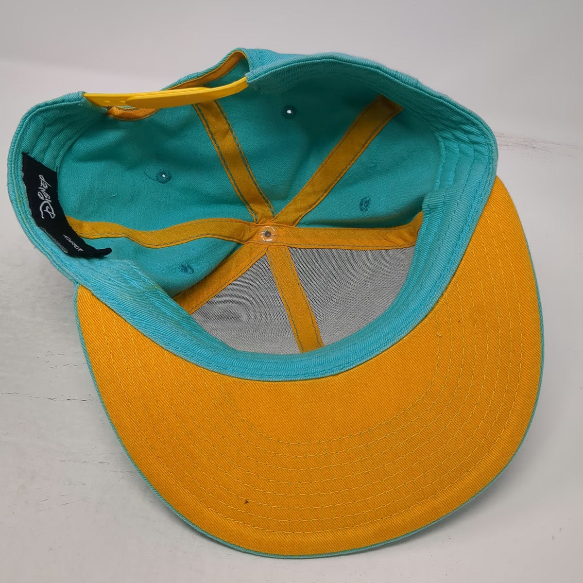 Disney Perry the Platypus Character Face Snapback Blue One Size Hat Flat Brim