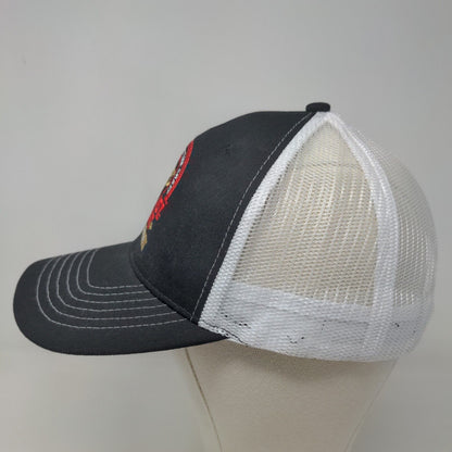 Ballast Point Men's Snapback Mesh Back Hat Black White Embroidered Logo