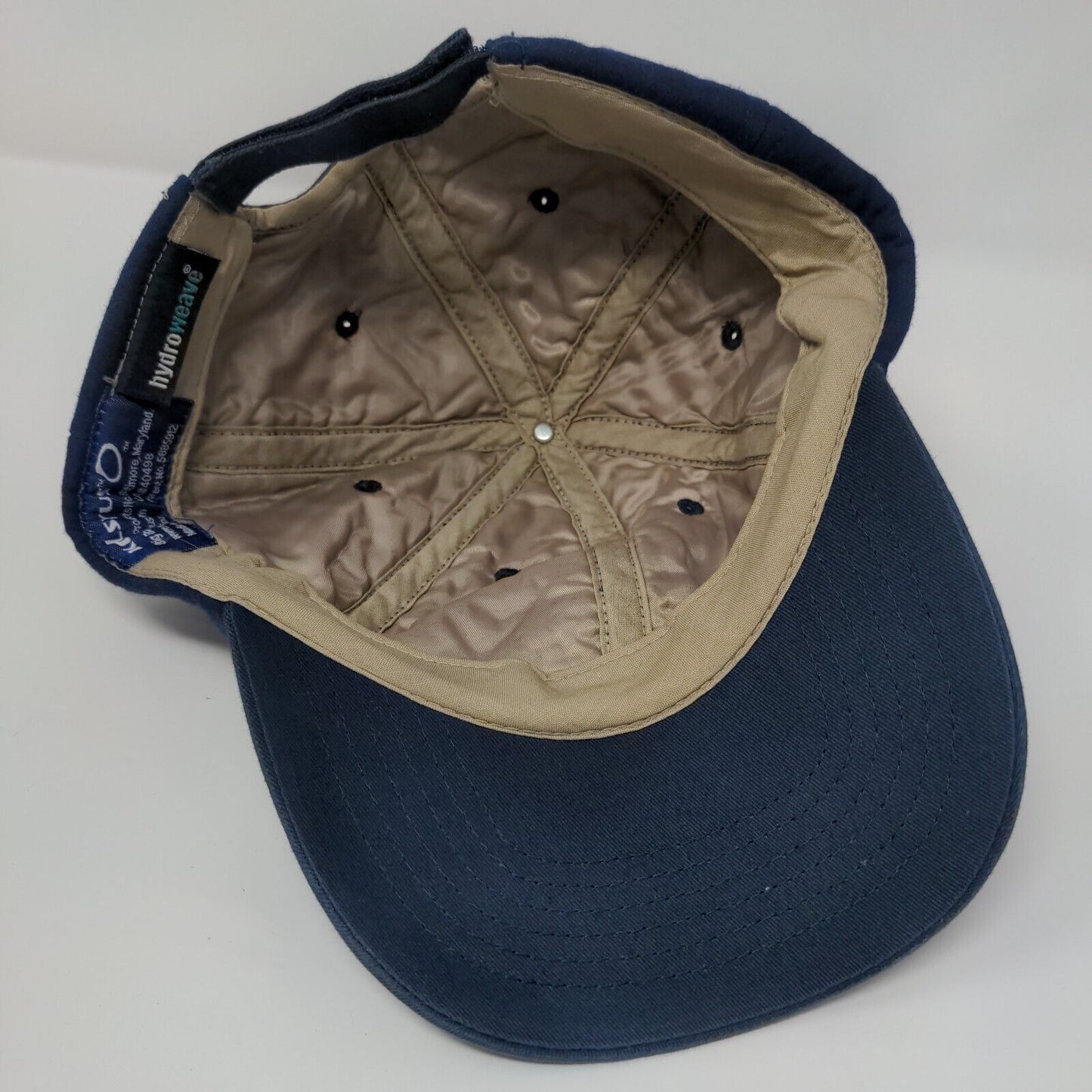 Kelsyus O Strapback Hat Blue One Size Adjustable Embroidered Hydro Weave
