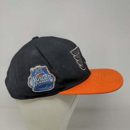 Reebok NHL Men's Snapback Hat Black Orange OSFA 2012 Winter Classic Flyers