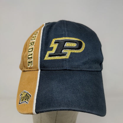 Twins Enterprise Men's Strapback Hat Blue Size OSFA Purdue Boilermakers Logo