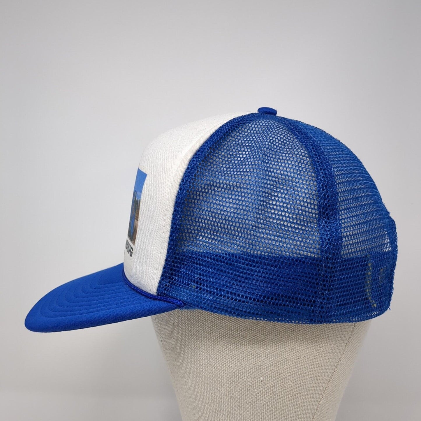 T.N.T. Insured Towing Boise Idaho Snapback Trucker Hat Blue OS Mesh Back Otto