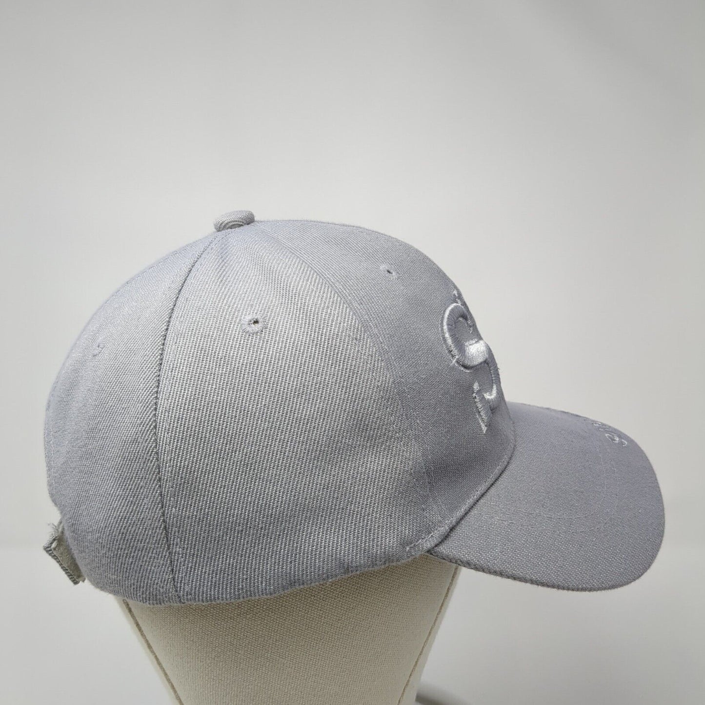 SF San Francisco Strapback Hat Gray One Size Adjustable Embroidered Elite