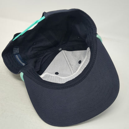 Big Accessories 5 Panel Blue One Size Island Fish Company Marlin Rope Hat