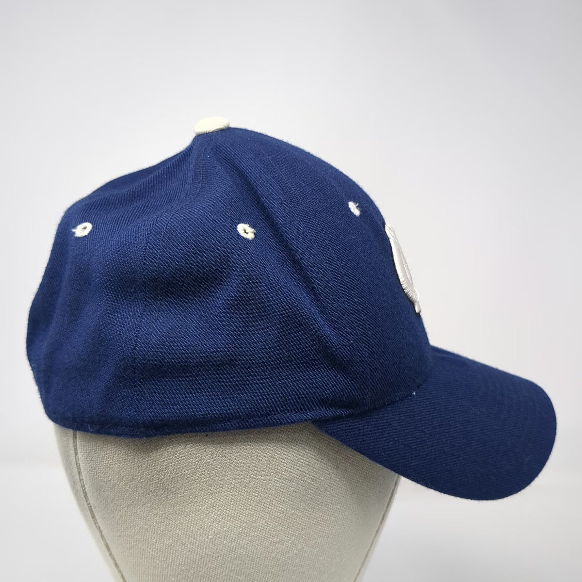 North Carolina Tar Heels NCAA Zephyr Cap Blue 7 Fitted Wool Blend Foot Logo Hat