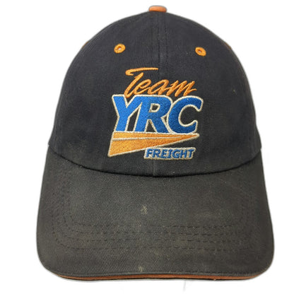 YRC Freight Hat Black One Size Snapback Team Embroidery Logo Trucking Logistics