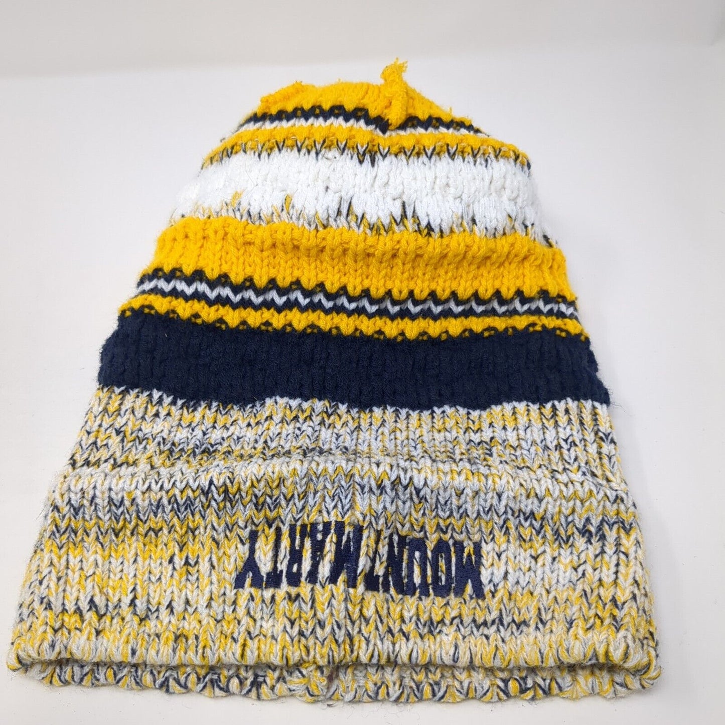 Mount Marty Knit Pom Pom Beanie Hat Multicolor One Size Sport-Tek