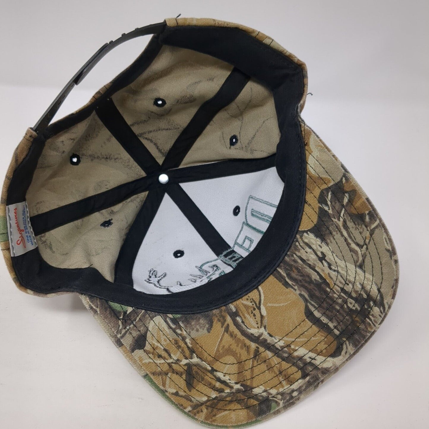 Deer Hunter Snapback Hat Camo One Size Adjustable Embroidered Hunting