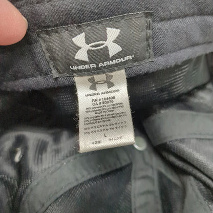 Under Armour Baseball Cap Black One Size Embroidered Logo Strapback Hat Sport