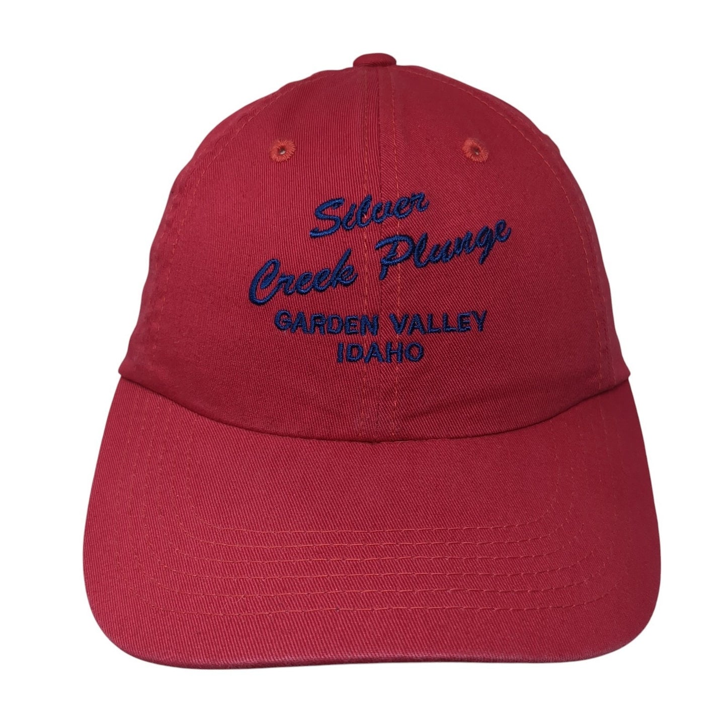 Silver Creek Plunge Garden Valley Idaho Baseball Cap Red One Size Port Authority