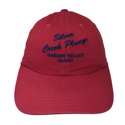 Silver Creek Plunge Garden Valley Idaho Baseball Cap Red One Size Port Authority