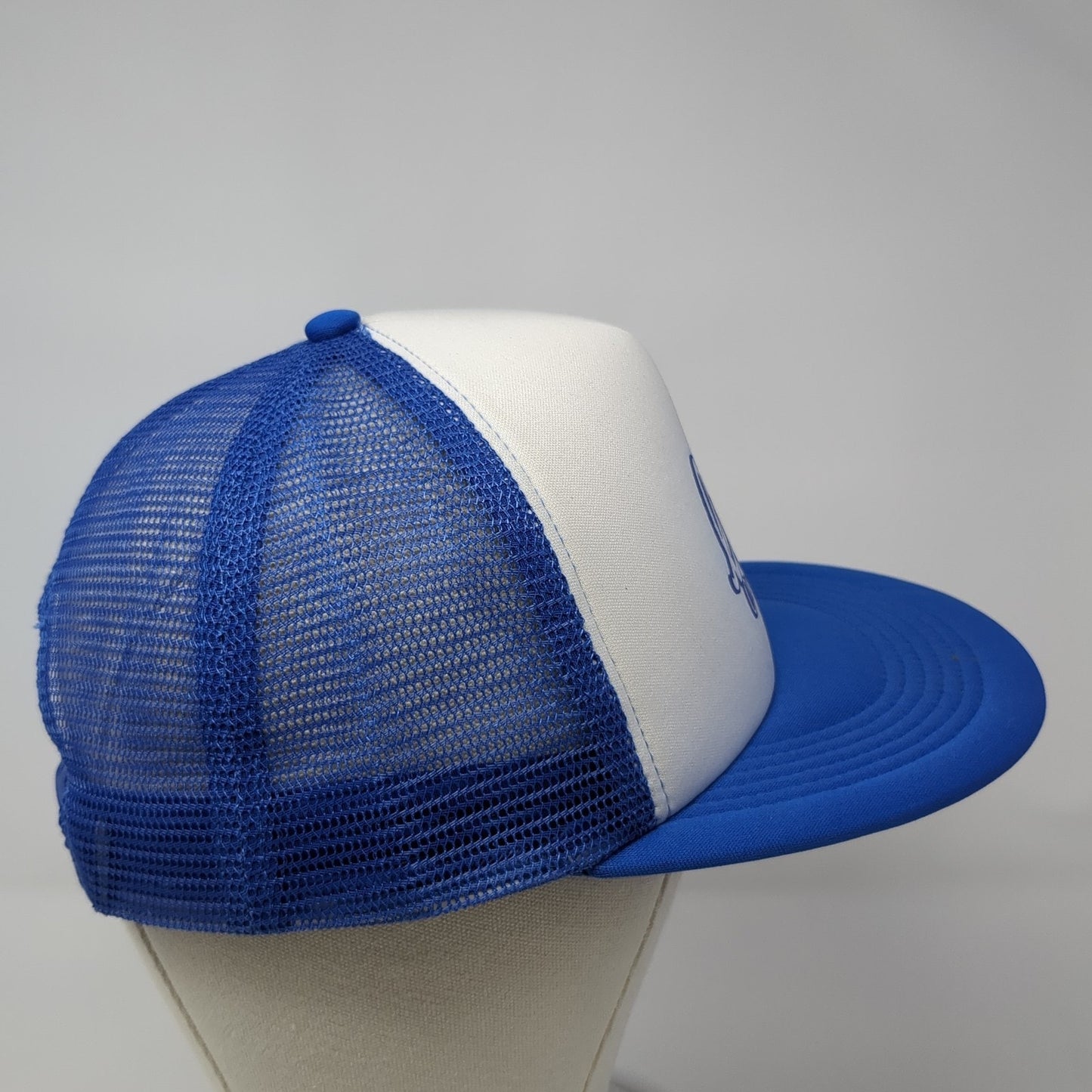 Hawthorn Junction Lizzy On Main Trucker Hat Blue OS Adjustable Mesh Hit Wear