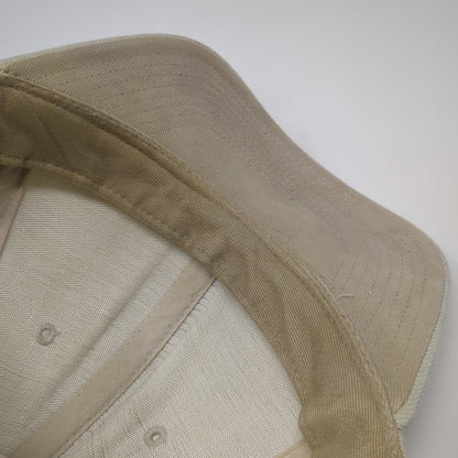 Top Of The World Fitted Baseball Cap Beige 7 1/4 Lightweight Vented Holes Blank