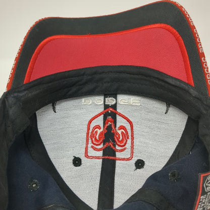 Dodge Baseball Cap Blue OSFM Flame Graphic Embroidered Logo Strapback Hat Ram