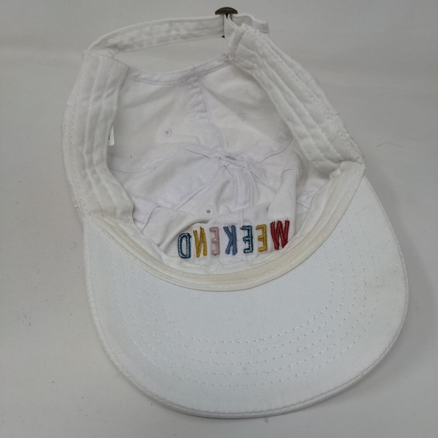 Unbranded Men's Slideback Hat White Size OSFM Embroidered Weekend Logo