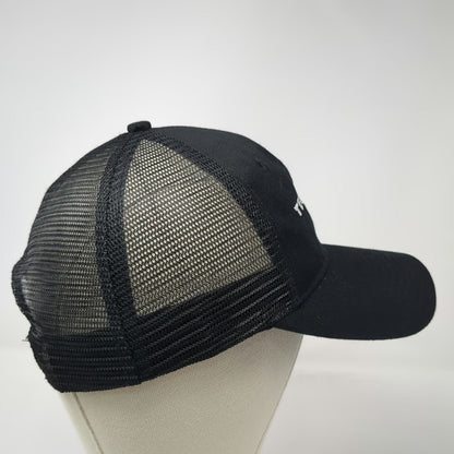 Trucker Hat Black One Size Telluride Torque Track Mesh Snapback Curved Brim