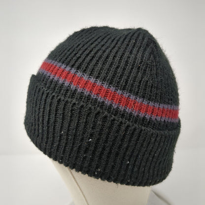 Weatherproof Knit Beanie Hat Black One Size Stretch Acrylic Outdoor