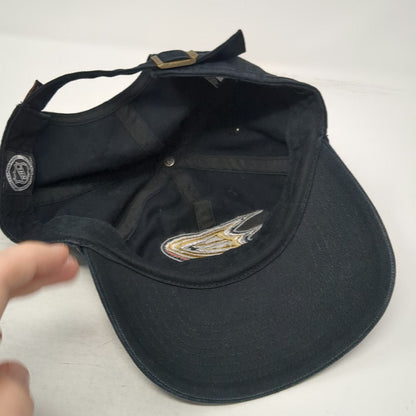 Anaheim Ducks NHL '47 Cap Black One Size Cotton Slideback Hat Logo Embroidered