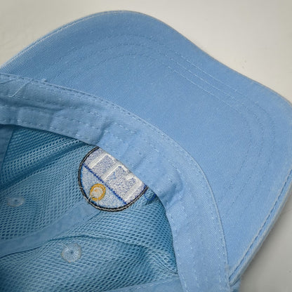 Adams Baseball Cap Blue One Size Live Like Jonathan Leather Strapback Hat