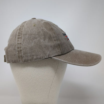 BJR Classic Headwear Baseball Cap Brown One Size Ocean View DE Nautical Flag Hat