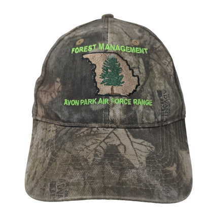 Forest Management Avon Park Air Force Range Strapback Hat Camouflage One Size