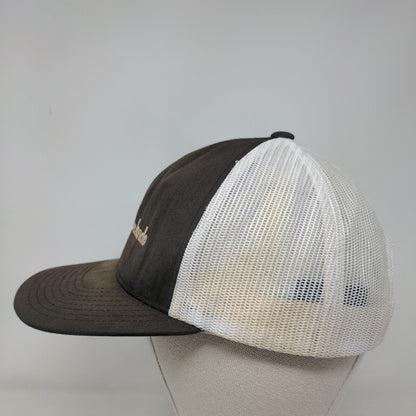 South Orlando Snapback Mesh Back Trucker Hat Brown Embroidered Pacific