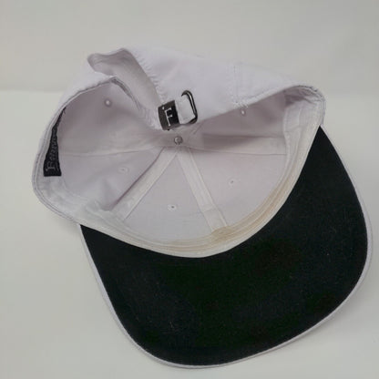 Wines Vines & Sunshine Slideback Hat White OSFM Adjustable Fahrenheit