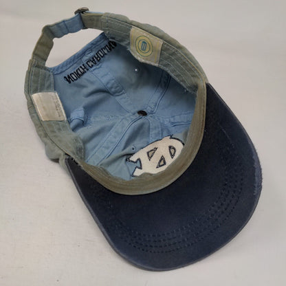 North Carolina Tar Heels Slideback Hat Blue OSFM Distressed Embroidered Logo