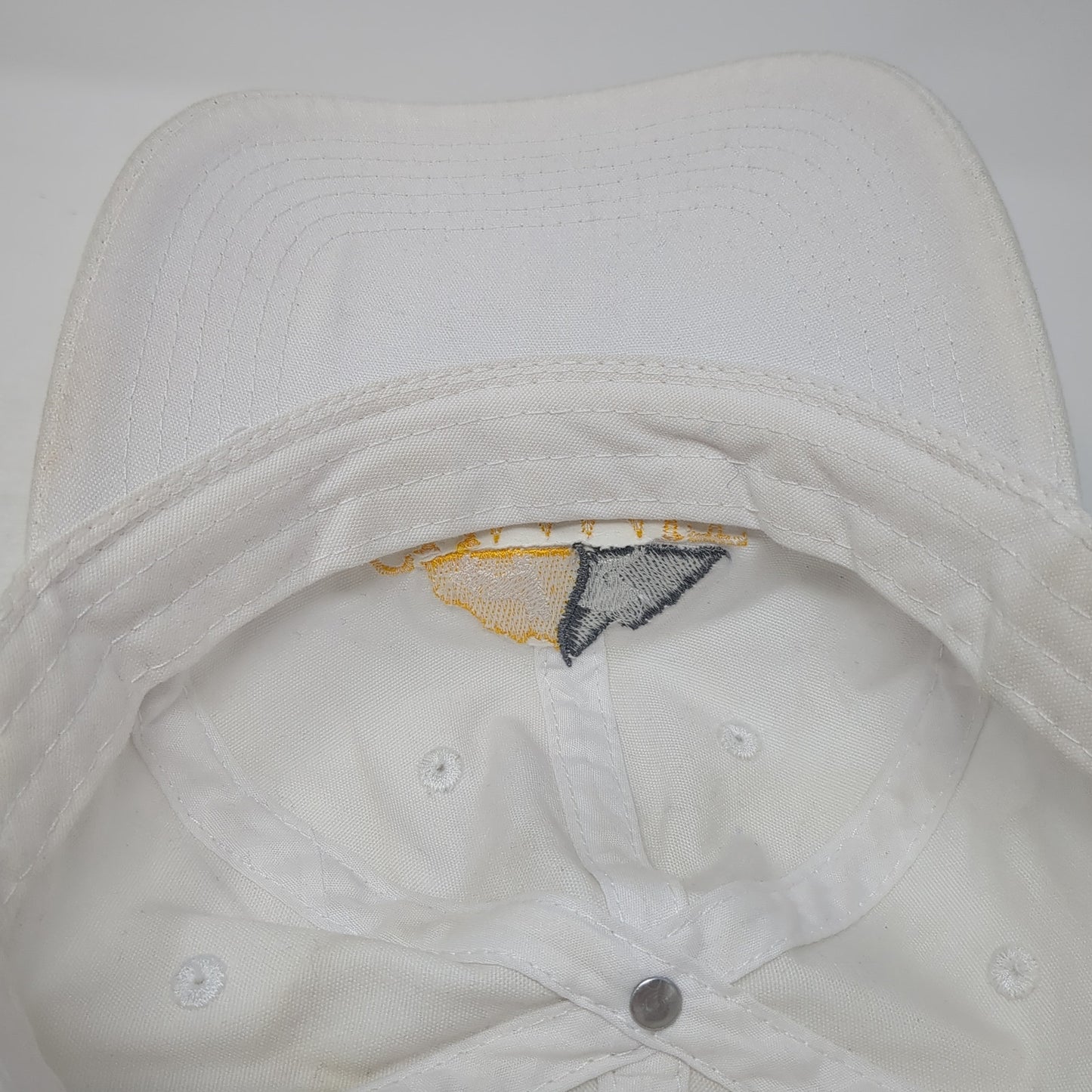 Summit Strapback Baseball Cap White One Size Adjustable 6 Panel Port & Company