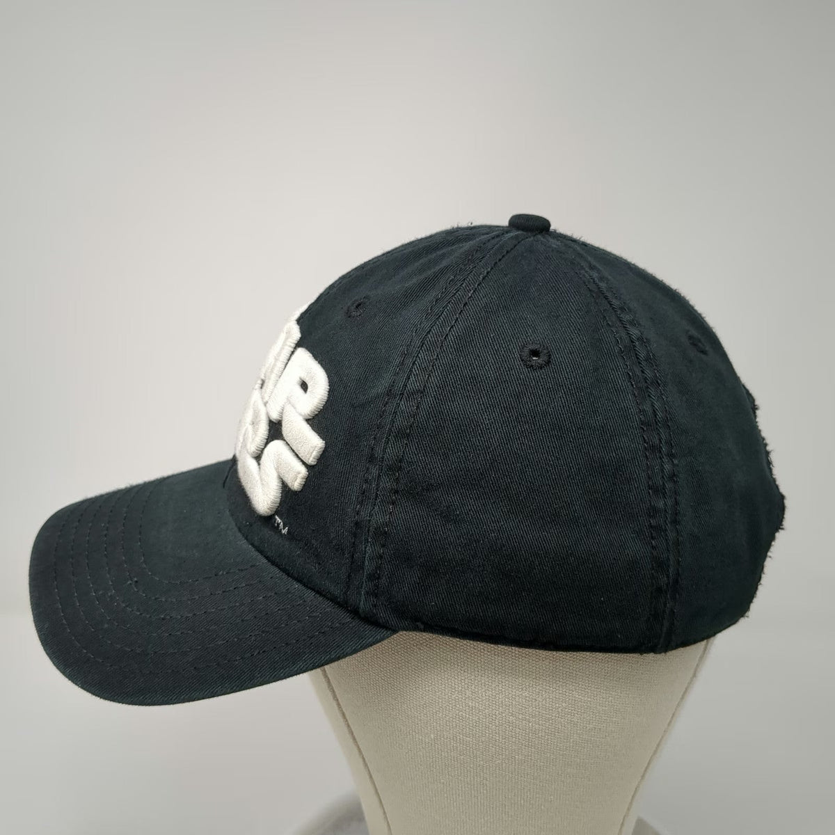 Star Wars Baseball Cap Black One Size Raised Embroidered Logo Hat Slideback
