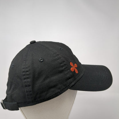 New Era Slideback Hat Black One Size Adjustable Embroidered 9Twenty 6 Panel