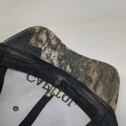 Capitol Hardware Strapback Hat Camo One Size Mossy Oak Embroidered