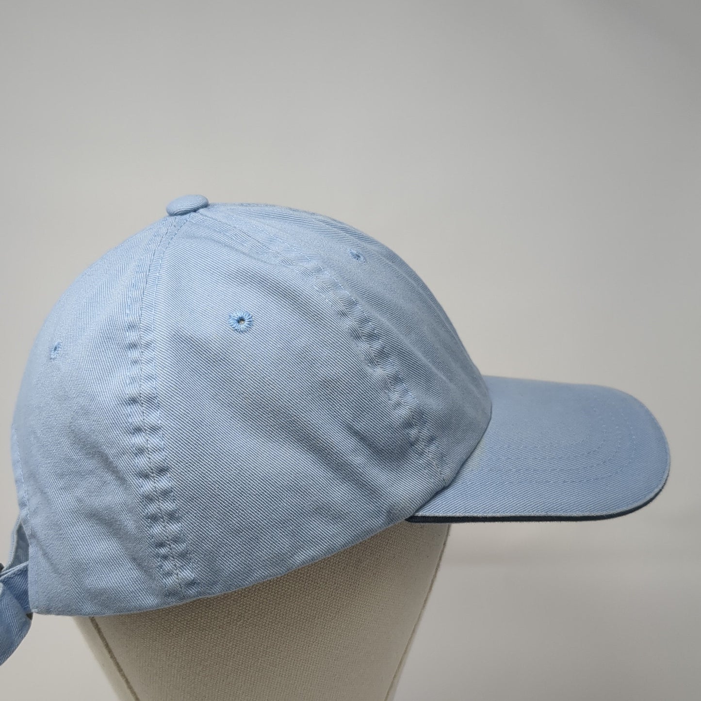 Sportsman Slideback Baseball Cap Blue One Size Adjustable 6 Panel Blank