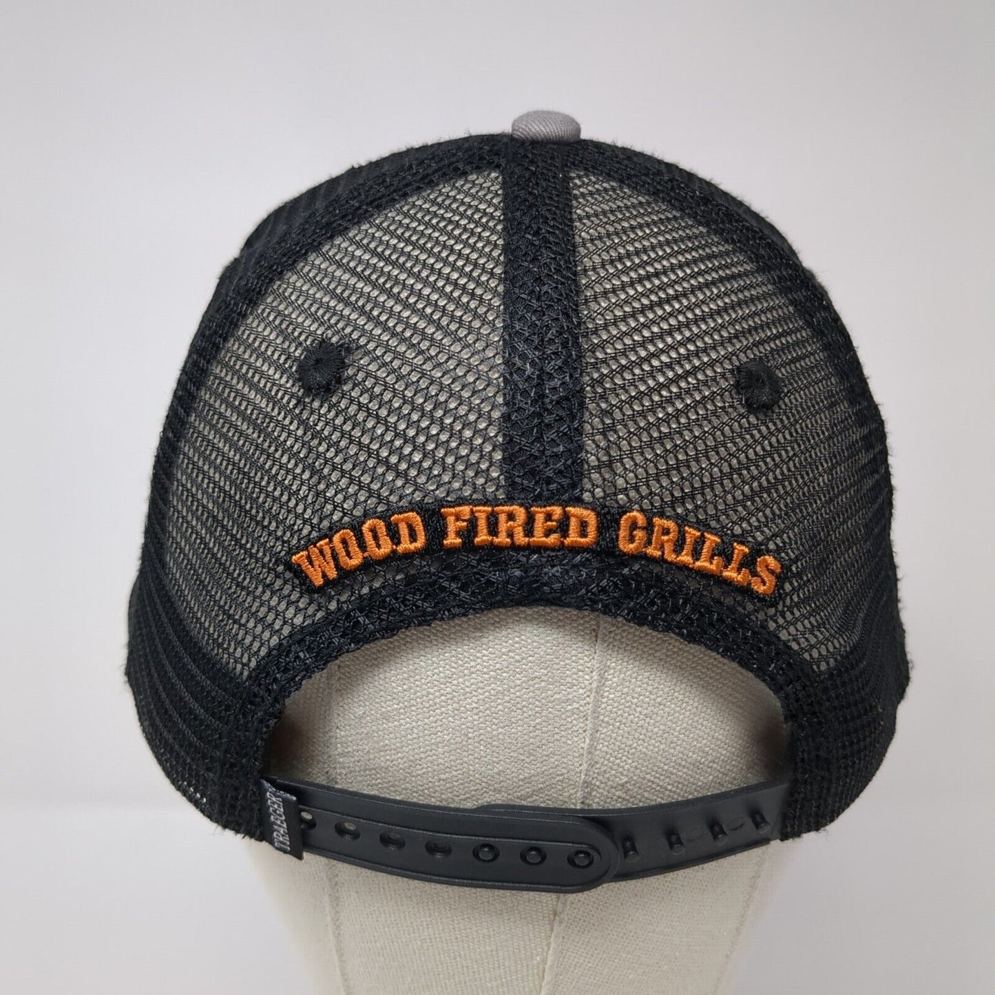 Traeger Est. 1987 Wood Fired Grills Snapback Trucker Hat Gray OS Adjustable Mesh