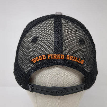 Traeger Est. 1987 Wood Fired Grills Snapback Trucker Hat Gray OS Adjustable Mesh