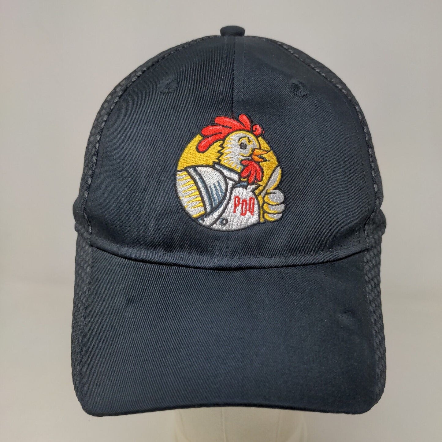 Port Authority Men's Strapback Hat Multicolor Embroidered PDQ Chicken Logo