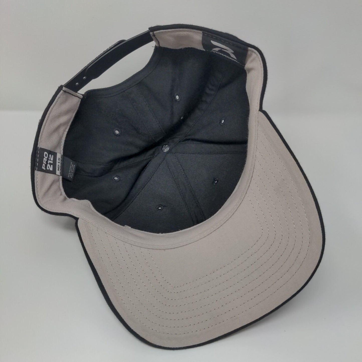 Coastline Equipment Snapback Hat Black M/L Adjustable 6 Panel Richardson
