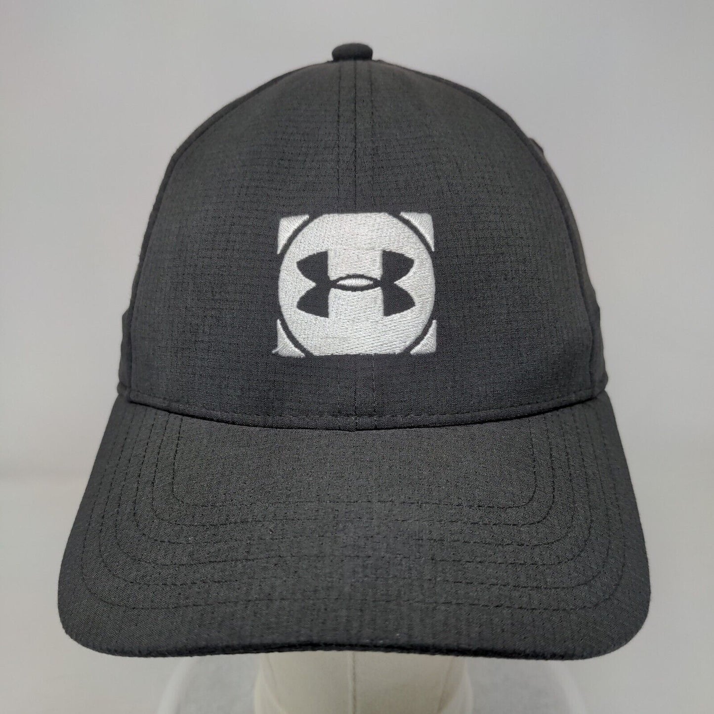 Under Armour Golf Fitted Hat Black Medium/Large Classic Fit 6 Panel
