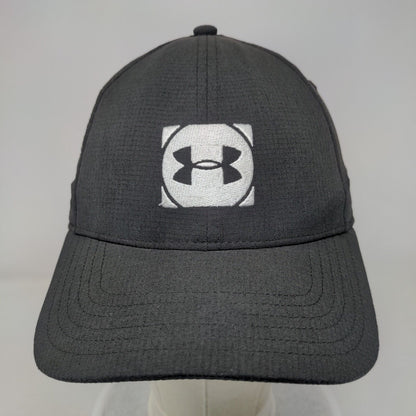 Under Armour Golf Fitted Hat Black Medium/Large Classic Fit 6 Panel