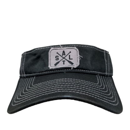 Salt Life Men's Strapback Hat Black Size OSFM Embroidered Logo Cotton