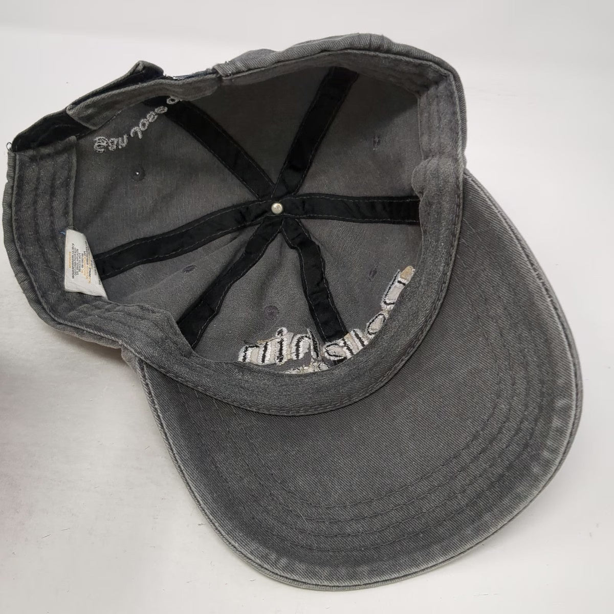 dkps Dolphin Discovery Gray Baseball Cap OSFM Strapback San Jose del Cabo Hat