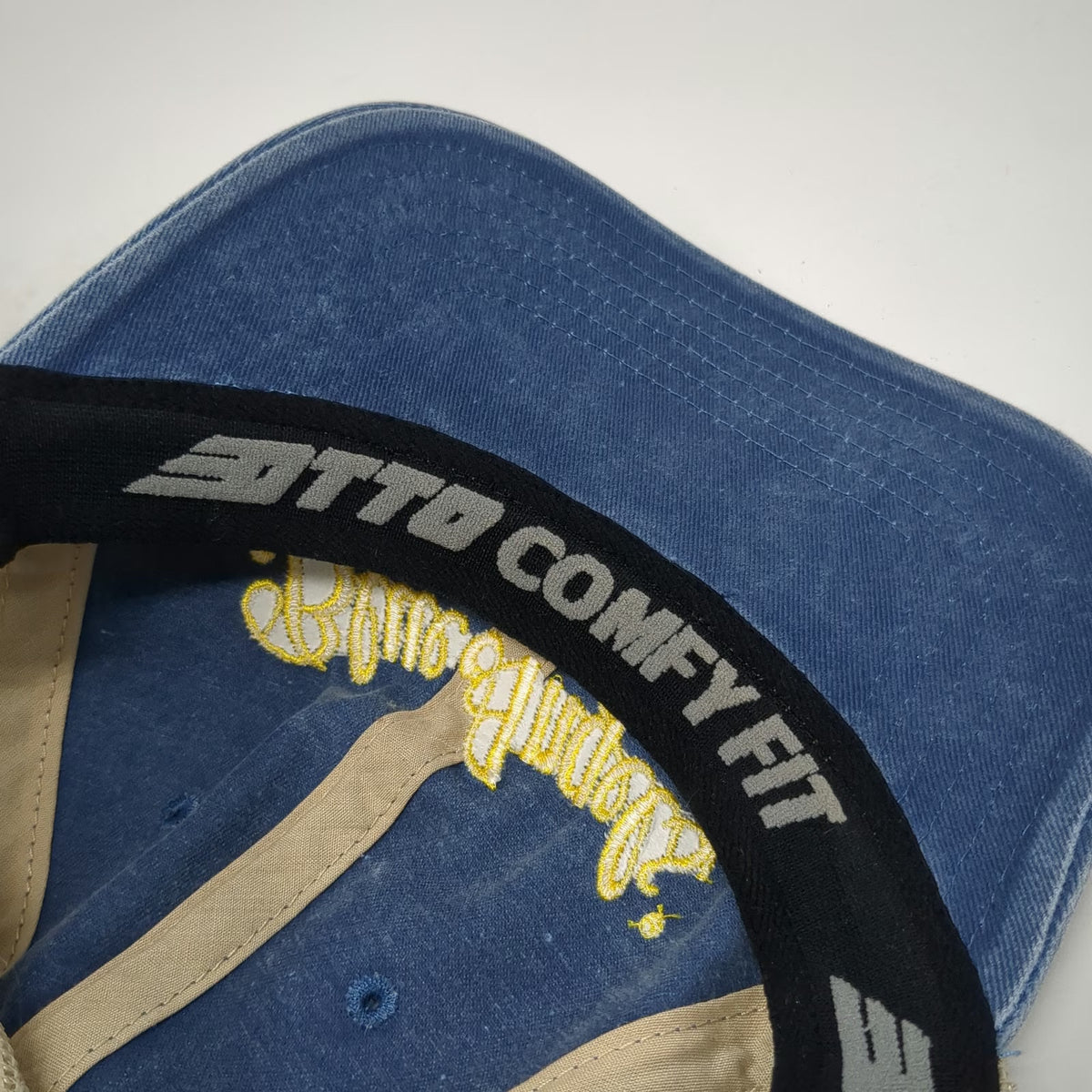 Otto Trucker Hat Blue Beige One Size Blue Angels Embroidery Snapback Mesh Navy