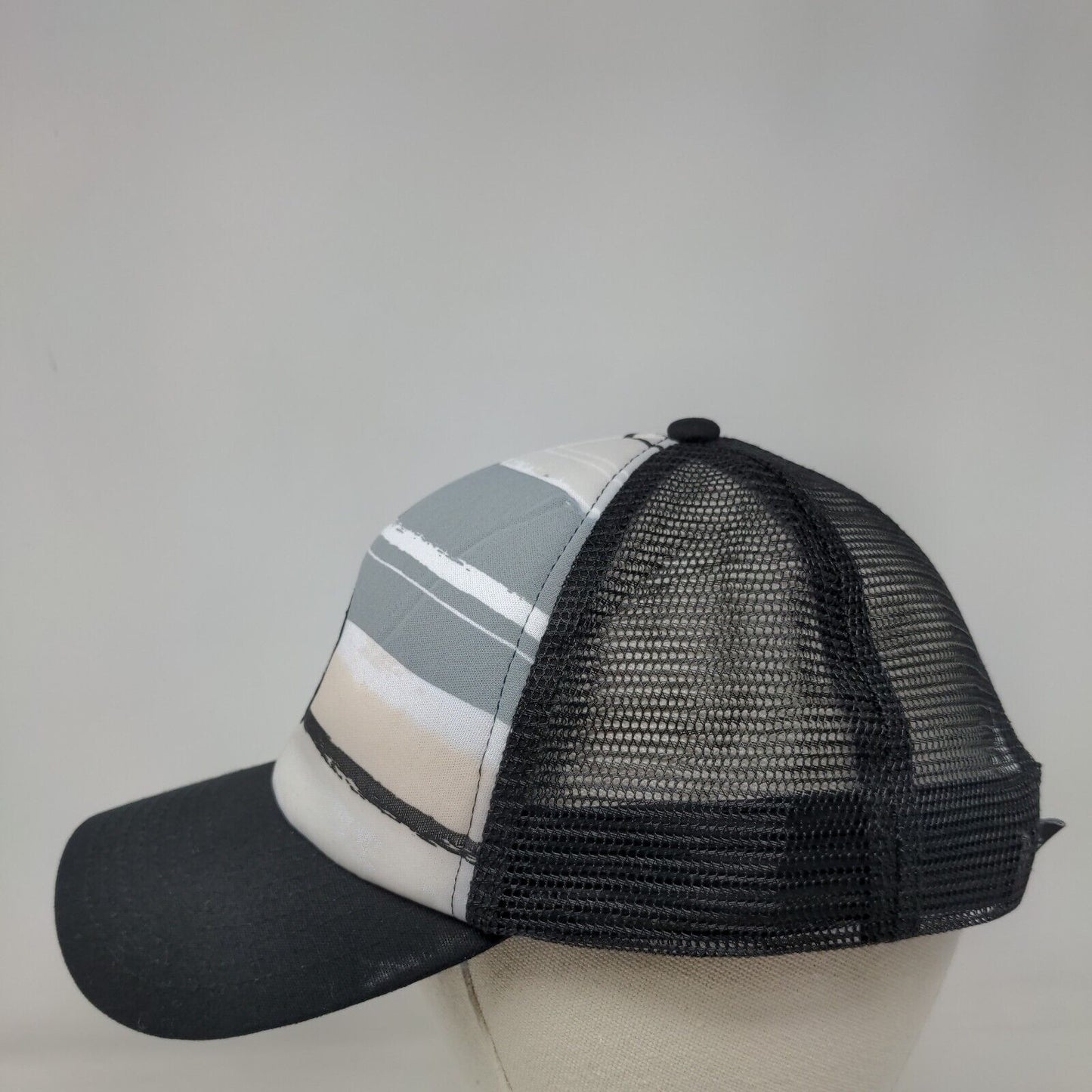 Del Sol Snapback Trucker Hat Multicolor OSFM Adjustable Mesh Back Polyester