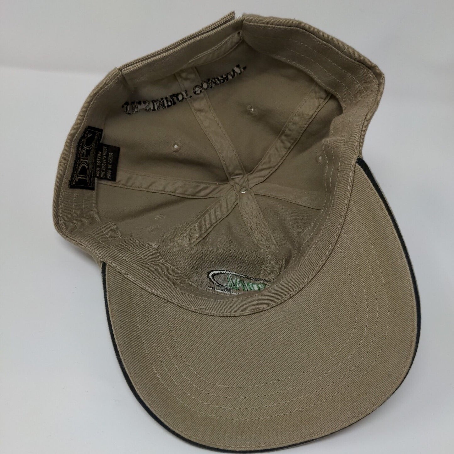 Polyon AG Fertilizer Strapback Hat Tan OSFM Embroidered Dpc W/Tags