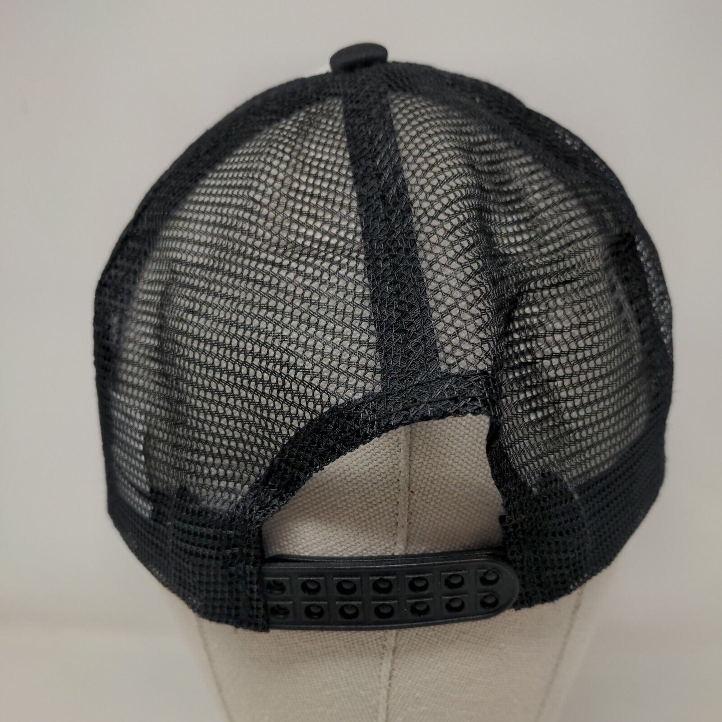 Rose All Day Snapback Trucker Hat Black OSFA Adjustable Mesh Back Rope