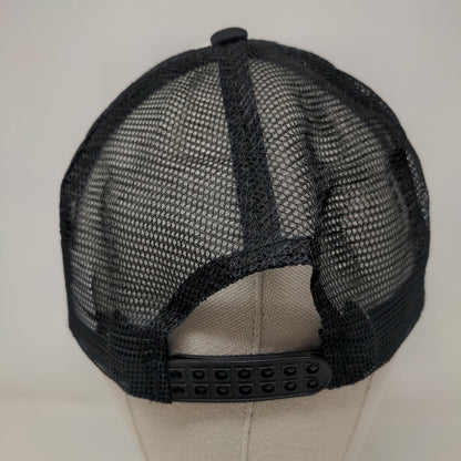 Rose All Day Snapback Trucker Hat Black OSFA Adjustable Mesh Back Rope