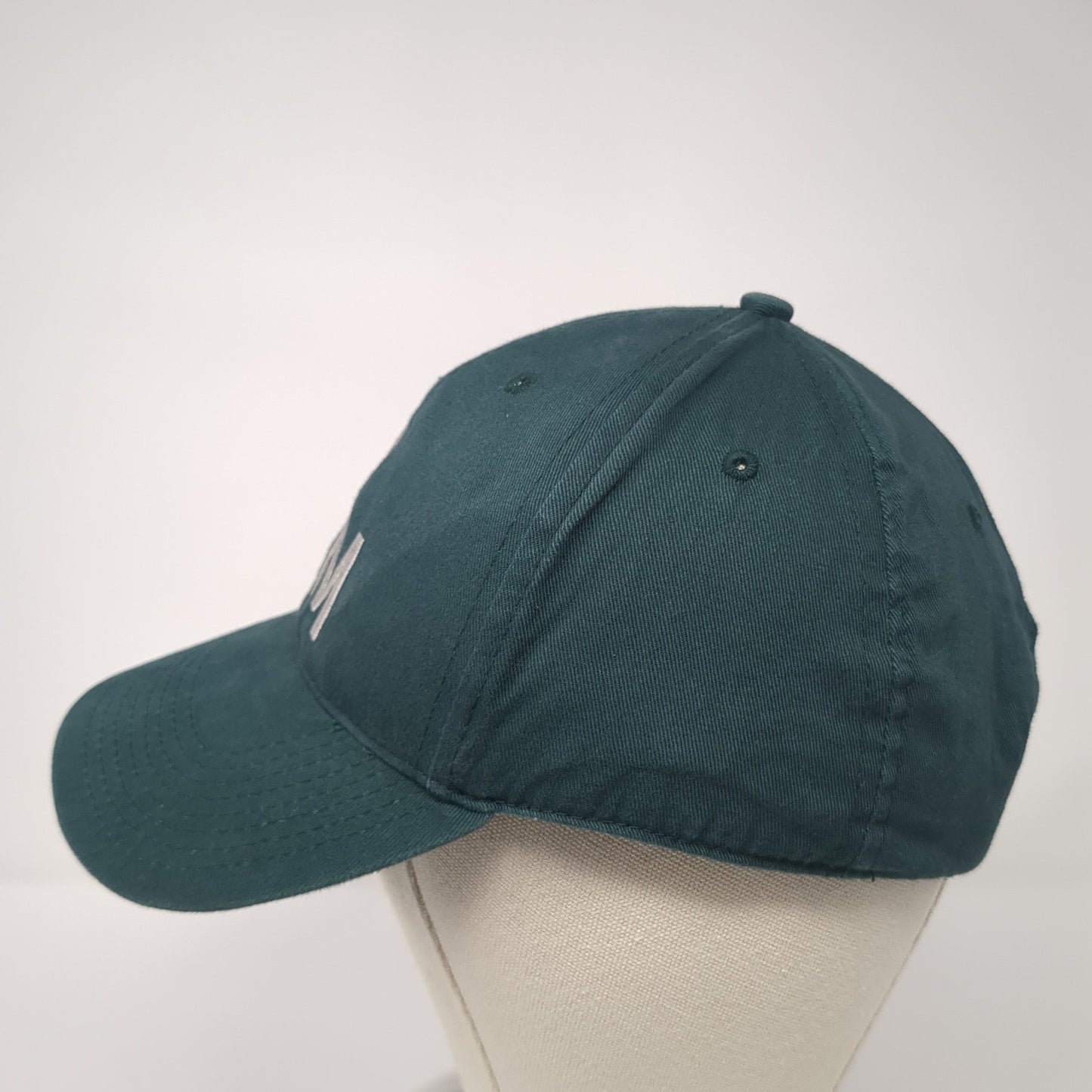 MM Slideback Baseball Cap Green One Size Adjustable Embroidered HeadToToe