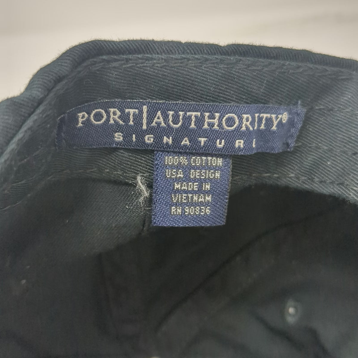 Port Authority The Hartwell Corporation THC Baseball Cap Black One Size Hat Logo