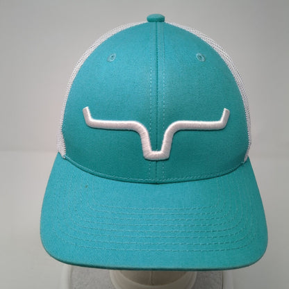 Kimes Ranch Trucker Hat Blue One Size Adjustable Embroidered Mesh Back 6 Panel