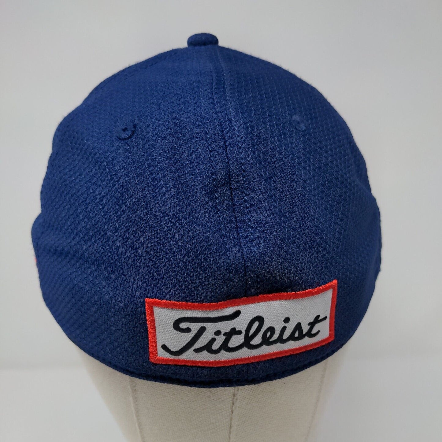 Titleist FJ Pro V1 Fitted Golf Hat Blue Large/XL Embroidered 6 Panel